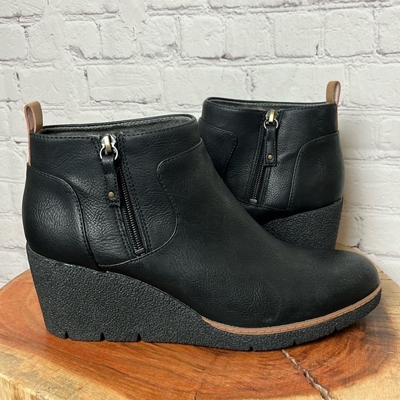 Dr. Scholl's Bianca Wedge Bootie in Black - Picture 1 of 11